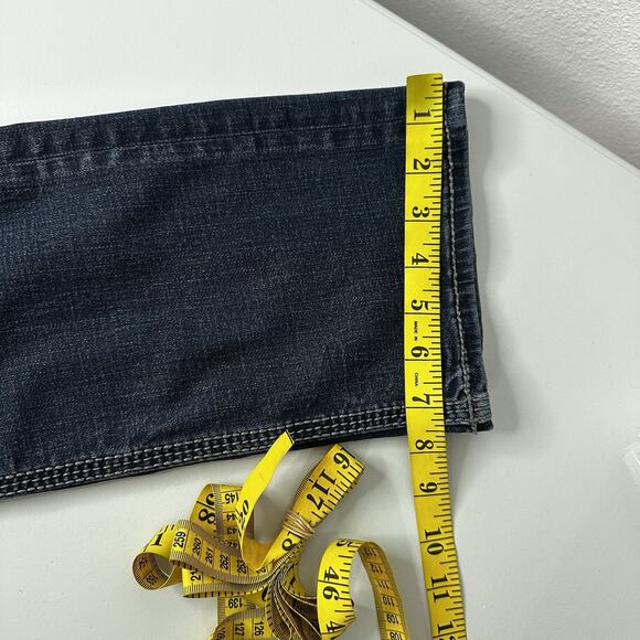 Buckle BKE Jeans Mens 30 Blue Jake Straight Stretch Thick Stitch - Picture 13 of 14